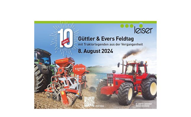 Güttler & Evers Feldtag, 8 augustus 2024 bij Leiser in Zwitserland - Evers Agro